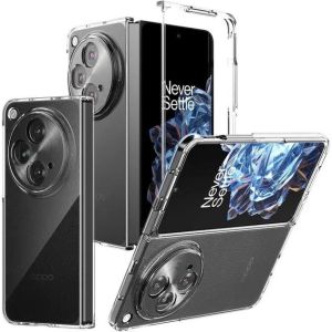 Hard Case Silikon Kompatibel Untuk Oppo Find N5 Fold Bening Transparant Anti Crack Soft TPU (Standard atau Anti Crack)