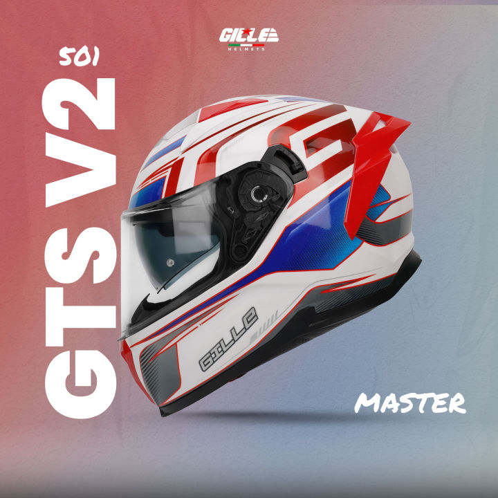 Gille Helmet Z-501 GTS V2 MASTER Motorcycle Helmets Full Face Dual Visor  Free Iridium Lens Lazada PH