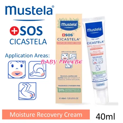 Mustela SOS Cicastela / Cold Cream / Soothig Hydra Bebe Gentle Cleansing Gel Hair & Body / Body Lotion / Vitamin Barrier Cream 123 Diaper Rash Cream 123 /No Rinse Cleansing Water/ Facial Cream