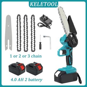 6-inch mini chainsaw handheld chainsaw small chainsaw cordless chainsaw wood cutter rechargeable battery