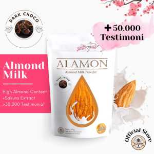 Susu Almond Pelancar ASI Nutrisi Ibu Hamil dan Menyusui Almond Milk - Alamon 5x Minum 170 gr