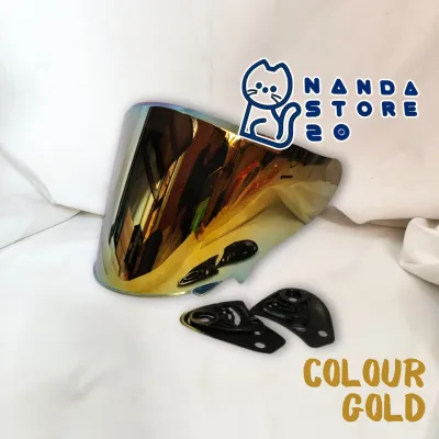 Kaca Helm AGEA KAIROZ Visor open venom FLAT mirip njs kairoz datar nyaman Three Maestro helmet tm3