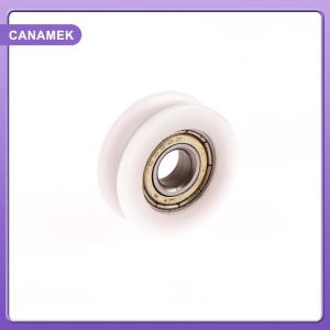 【CANAMEK】 Moving Door And Window Slide Wheel 626 Bearing Pulley 6x22x7MM Planar Wheel U-shaped Groove Nylon Pad Injection Material