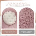 Super Soft Sunflower Suction Cup Bath Ball, 2025 New Suction Cup Super Soft Bath Sponge Flower for Men Women, 2-in-1 Sunflower Bath Ball Exfoliating Bath Sponge Cleaning Brush Shower Ball (A). 
