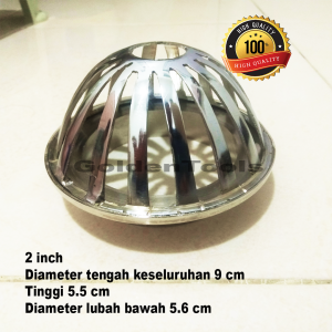 Roof Drain Stainless Saringan Pembuangan Talang Air varian ukuran 2 inch 2.5 inch 3 inch 4 inch