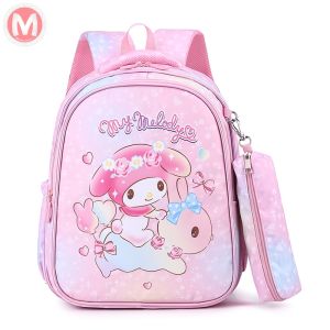 Childrens Backpack with Pencil Case Cute Kids Bag Waterproof School Bag Fashion Students Backpack for Girl #BK0204#
