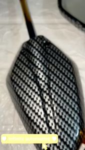 Kaca Spion Jupiter Carbon Tangkai Panjang Twotone Blue xxx Motor Yamaha MSX 3091 Spion Karbon Yamaha 2Tone Blue xxx