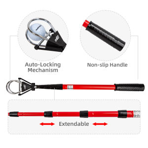 ไม้เก็บลูกกอล์ฟตกน้ำ PlayEagle Golf Ball Retriever 185 Cm