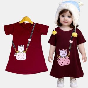 Dress Anak Bayi DASTER MOTIF Dress Gaun Balita 0-4 Tahun BENNA