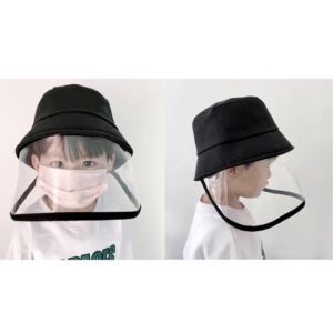 Mũ Chống Dịch Nón Chắn Giọt Bắn Ngăn Bụi Cho Bé Người Lớn DLKIDS DL06 Có Quai Mũ Vải Kaki Hàng Đẹp