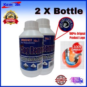 2 x 900 ML Clog Remover for Toilet and Sink