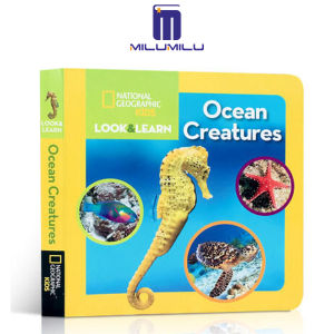 National Geographic Kids Look and Learn: Ocean Creatures (Look & Learn) Board book – Picture Book by National Geographic Kids Original English books