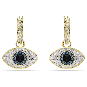 🖤Swarovski🖤(New product)Symbolica "Evil eye" ต่างหูทรงหยดน้ำบลูไดมอนด์ ต่างหูแฟชั่นผู้หญิงเงินแท้ 925 (EH-LS98748510365) ต่างหูคู่รักสไตล์ดีไซน์คลาสสิก ของขวัญพิเศษสำหรับแฟนหรือแฟนของคุณ