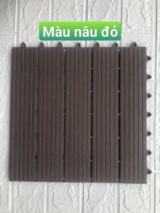 11 Tấm Lót Sàn Nhựa Ban Công Nguyên Khối 3T Thảm Trải Sàn UPVC WC Sân VườnTiểu Cảnh