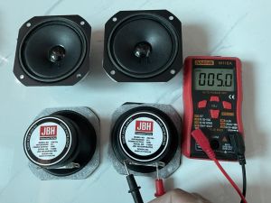 Loa treble 2 từ JBH vuông  8 cm HÀNG THÁI - Loa treble cao cấp - loa treble rời xịn .