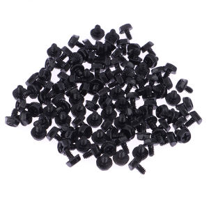 [Alex Do] Hot Sale 100Pcs Toothed Hex Computer PC Case Hard Drive Motherboard Mounting Screws For Motherboard PC Case CD-ROM Hard Disk