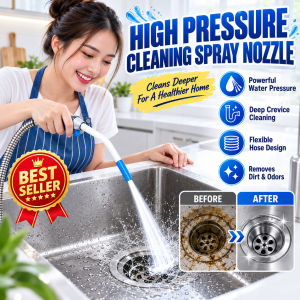 Powerful Cleaning High-Pressure WaterGun Nozzle Strong Cleaning Spray Head Portable Pressure Washer Sprayer Hose Car Wash Household Cleaning