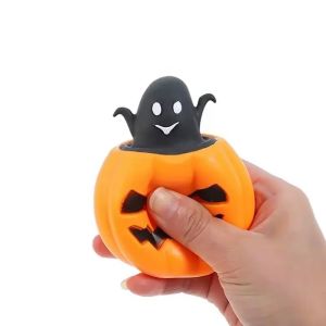 Funny Pumpkin Ghost Squirrel Squeeze Anti-stress Toy Hide and Seek Figures Stress Relief Fidget Toys For Kids Adult