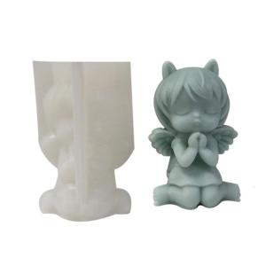 Thiên Thần-Cô Gái Hình Dạng khuôn silicon Thơm Khuôn Bảng tự làm Trang Trí Công Cụ Thạch Cao làm đồ thủ công Nguồn Cung Cấp Không Dính