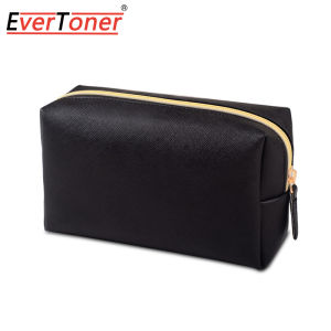 EverToner Makeup Pouch Women Cosmetic Bag Waterproof PU Leather Travel Portable Wash Toiletry Storage Bag Organizer Purse