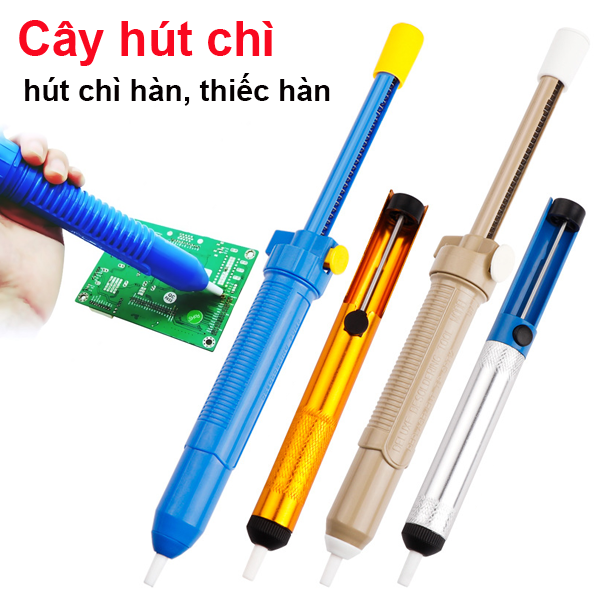 Cây hút chì hàn, thiếc hàn, thiết bị chuyên dụng làm sạch các mối chân ...