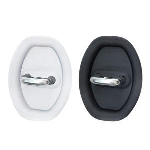 Car Door Latch Protector Silent Cushion Silicone Bumper Stickers Shock Absorbing Door Protectors