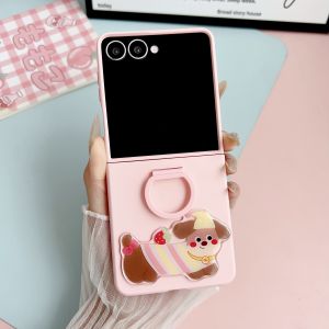 Ốp Samsung Z Flip 7 Z Flip 6 Z Flip 5 Z Flip 4 Flip 3 Ốp mỏng Ốp điện thoại bảo vệ nữ chống sốc PC cứng cho Samsung Galaxy Z Flip 7