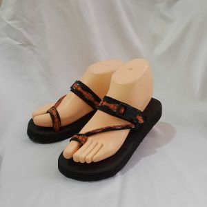 F1 Orange for Women One-Finger Style Flat Sandals catfangfootwear
