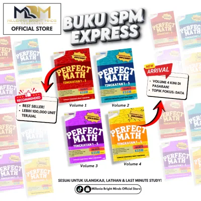[MBM HQ] Perfect Math Algebra Buku Latihan Tingkatan 1-5Mild and effective