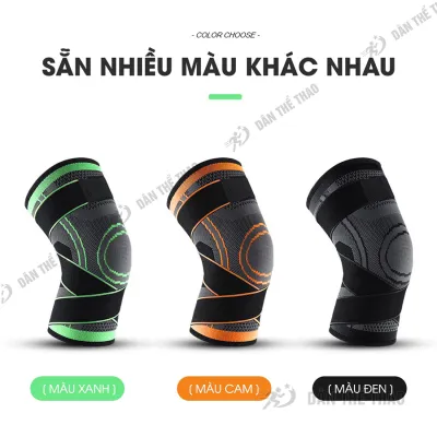 Bó gối thể thao đai bảo vệ đầu gối bóng chuyền bóng rổ tennis Băng gối bóng đá thoáng khí đàn hồi siêu tốt