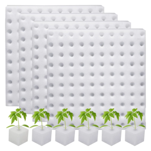 400Pcs Hydroponic Sponge Planting Square Seedling Sponges Gardening Tool for Greenhouse Hydroponic Sponge for Small