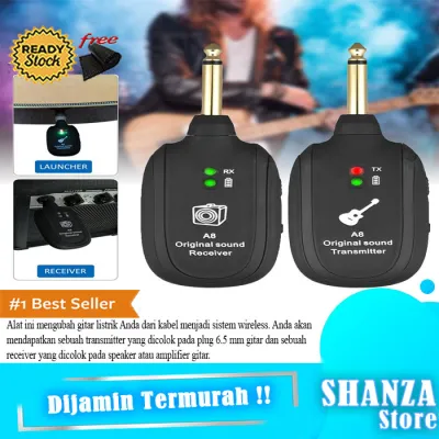 BISA COD - UHF Wireless System Gitar Transmitter Receiver / A8 Gitar Transmitter Receiver UHF Wireless System