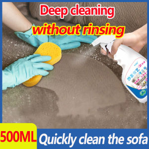 【Deep Cleaning】Multipurpose cleaning Spray 500ML Sofa Cleaner Spray Fabric dry cleaner for sofa for Cleaning Car Seats Sofas Floor Mats Quick cleaning without rinsing with water Carpet cleaning Car cleaner Car Carpet cleaner Curtain cleaning
