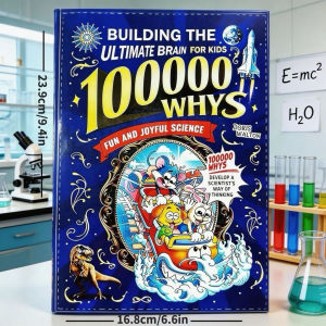 [SG In Stock]10000 Whys Kids Science Encyclopedia Book English Educational Reading with Colourful Illustrations Ages 8-12