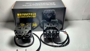 Lampu Tembak Sorot SQL 2 Mata LED Laser Gun D2 Putih Kuning Motor Mobil