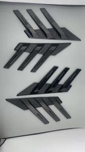 2025Car Rear Windshield Sticker Decoration Accessory Side Spoiler Splitter Trim Triangle Louver Window Sunshade Windshield for CarsKELCB JKK