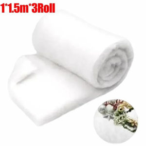 🎄🎅3M Christmas Snow Blanket Xmas Tree Cotton Roll White Snowmat Fluffy Artificial Snow Carpet Fake Snow Covering Mat Christmas Decor