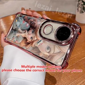 Vivo V50 V 50 V40 Pro V50Pro V30 V29 V27 Pro V29e V27e 5G Case with Camera Protector Clear Aesthetic Thickened for Girls Women