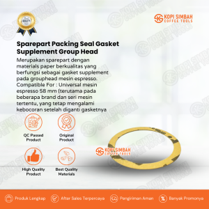 Spare Part Packing Seal / Gasket Supplement Grouphead Mesin Kopi Espresso Sparepart Coffee Maker Machine 58 mm Universal