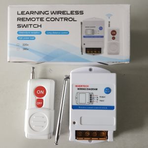 dieu khien tu xa Bộ Công tắc điều khiển từ xa 1000M công suất lớn 40A-5000W điện áp 110-220V INVERTECH HÀNG CHÍNH HÃNG mạch biến áp có ăng ten bắt sóng khoẻ