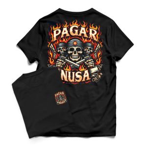 MIDDLE NIGHT Kaos T-shirt Distro Dewasa Pagar Nusa