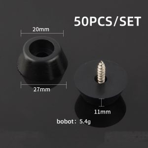 50PCS/SET Karet Kaki Kursi Meja Bulat Transparan / dekoratif/Pelindung Kaki meja sofa kursi