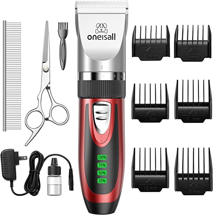 110VOLT oneisall Dog Clippers Low Noise, 2-Speed Quiet Dog