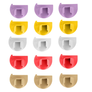 3 cái ngón tay thước kẻ chắp vá khâu công cụ đo thợ may chuyên nghiệp may dụng cụ chần vải cho may