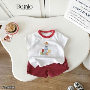 Set bộ bé trai tay ngắn họa tiết Roblox nghộ nghĩnh kèm quần short kaki 9 tới 28kg BERNIE T1025B76