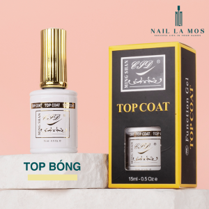 Base top cứng móng CSD bóng lì chính hãng 15ml - Sơn gel liên kết móng nail Ming Shan cao cấp bóng bền