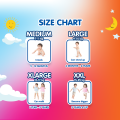 MAMYPOKO Day & Night Baby Diaper Pants Unisex Large 36 pcs x 4 packs (144 pcs) [ONLINE EXCLUSIVE]. 