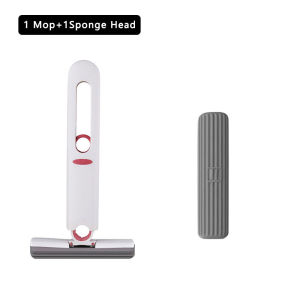 Mini Handheld Mop Portable Cleaning Mop Bathroom Sponge Cleaning Tools for Kitchen Car Window Glass Desk with Sponge
