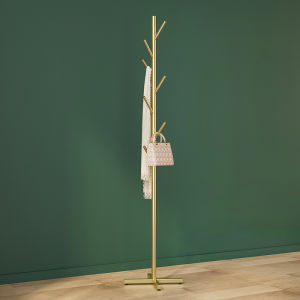 Gantungan Baju Logam Berdiri Multifungsi untuk Mantel Topi dan Pakaian|Rak Baju Berdiri|Gantungan Baju Lantai