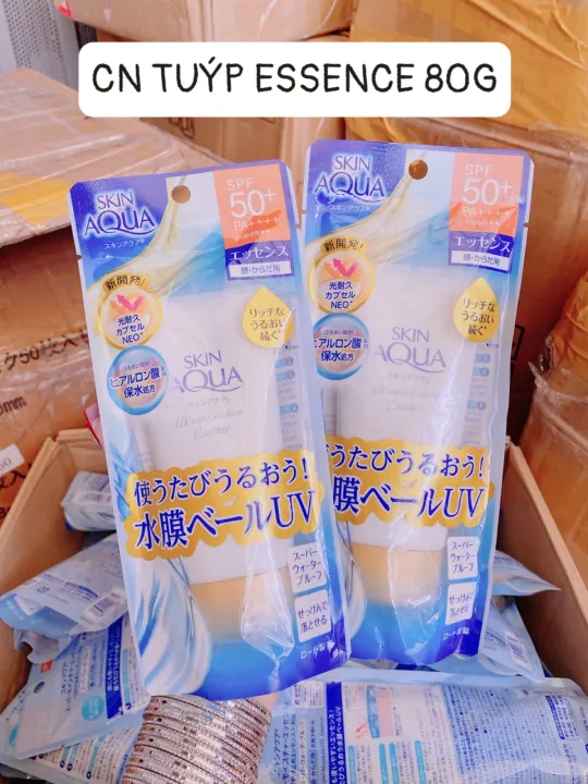 Sữa chống nắng SKIN AQUA CLEAR WHITE chống tia UV SPF50+ không cồn trắng mịn (25g)
